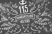 115 Handsketched Vector Elements Kit, an Illustration by Layerform Design Co. (Thumbnail 3 of 5)