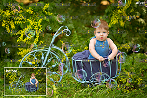 Bubble Photoshop Overlay