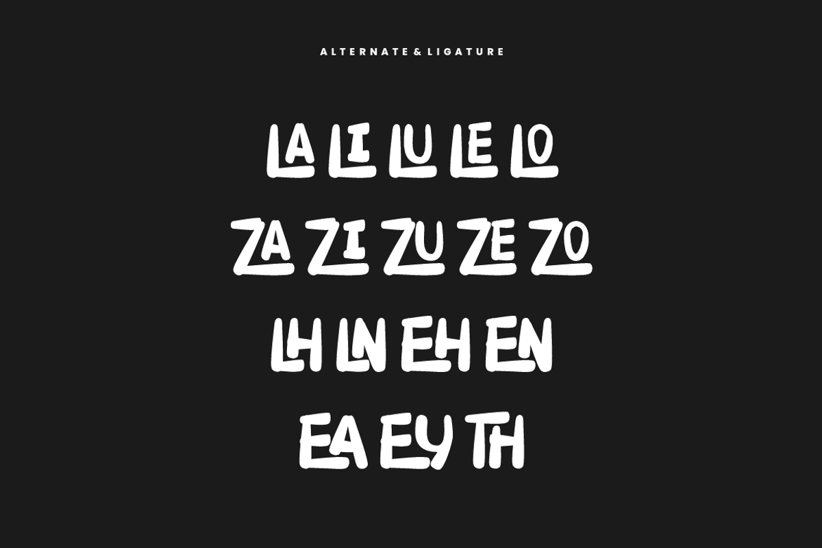 Jeneali - Street Brush Font, a Handwritten Font by QR Design Studio (Photo 4 of 8)