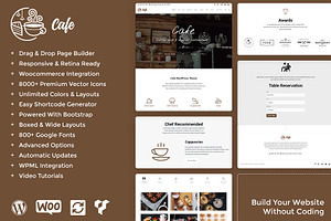 Cafe & Restaurant WordPress Theme