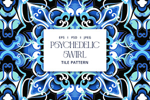 Vibrant Swirls Seamless Pattern