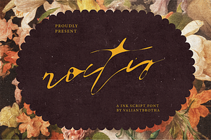 Noctis | A Ink Script Font
