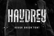 Haudrey - Hand-painted Font, a Font by Arterfak Project (Thumbnail 1 of 12)