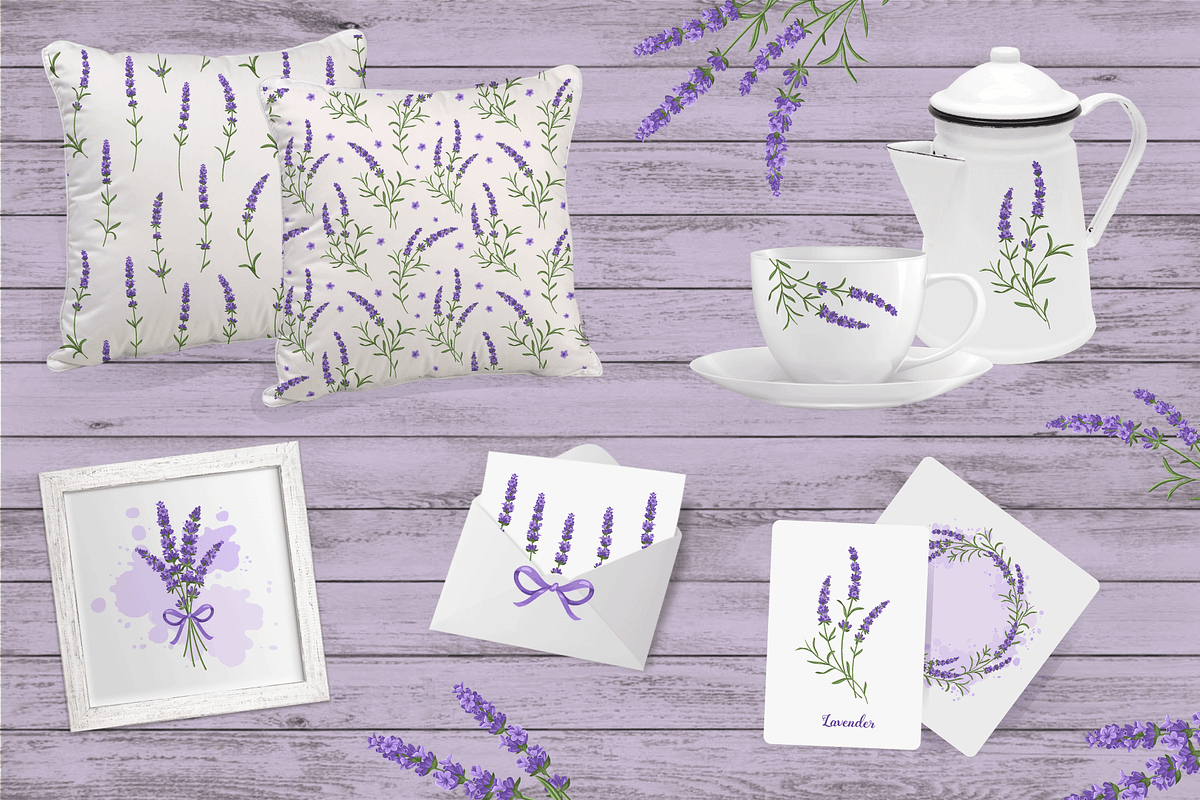 Lavender Set, a Decorative Illustration by Imaginasty (Photo 5 of 5)