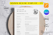 Resume Template Pack | Canva, Pages, a Resume Template by Prodesign (Thumbnail 1 of 4)