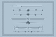 Decorative Floral dividers frames, a Decorative Illustration by Photoshop Action (Thumbnail 4 of 6)
