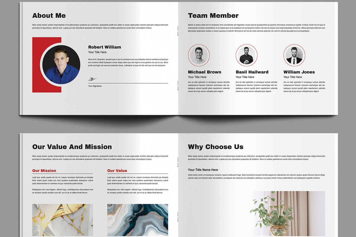 Welcome Packet Template Design