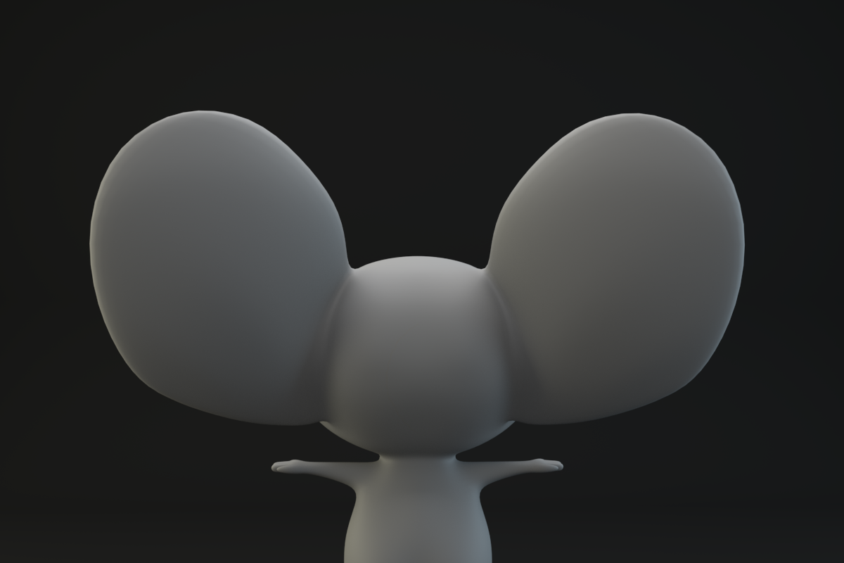 Cartoon Mouse Gray, an Animal 3D Model by XYZ Space (Photo 3 of 4)