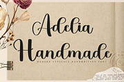 Adelia Handmade, a Handwritten Font by InermediaSTUDIO (Thumbnail 1 of 8)