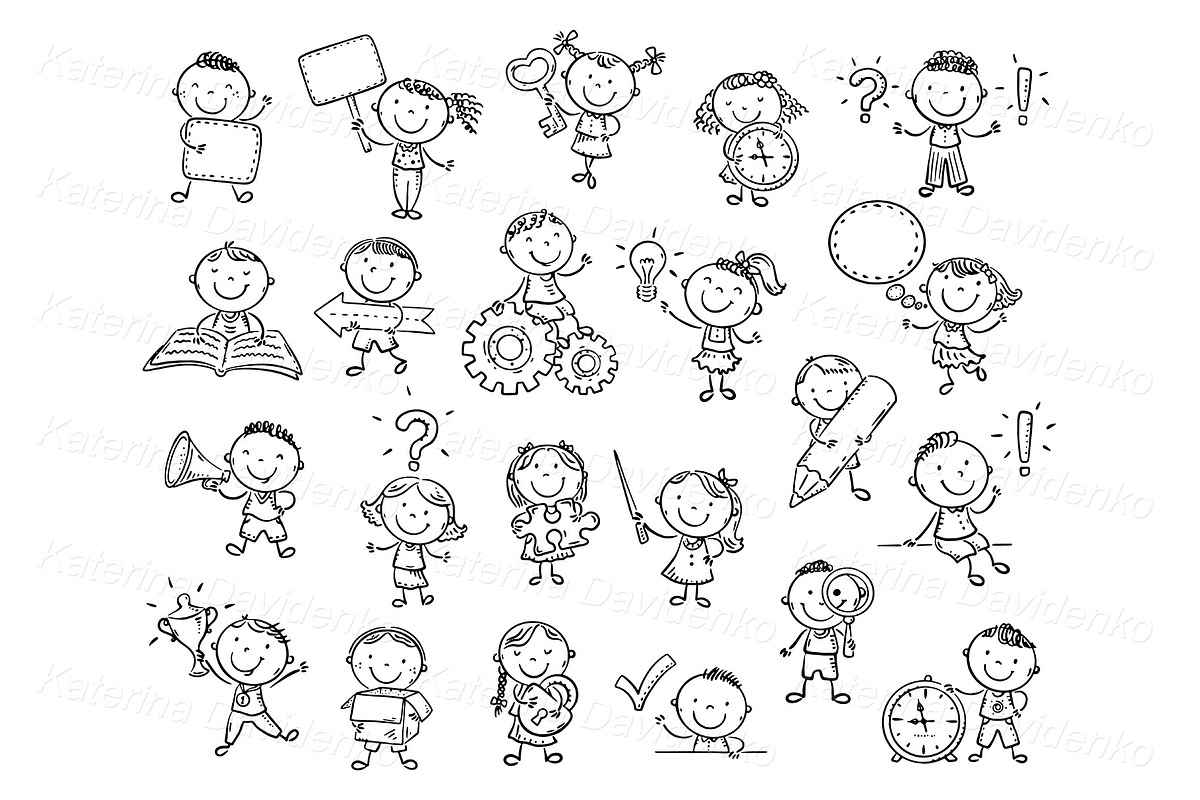 Kids education clipart school things, an Education Illustration by Bubert Art (Photo 2 of 10)