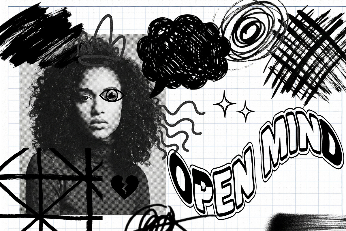 Hand-Drawn Doodles & Graphic Marks, an Object Graphic by DreamoraArt (Photo 10 of 13)