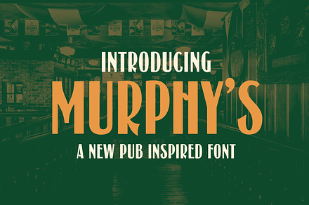 Murphy's Victorian Irish Pub Font