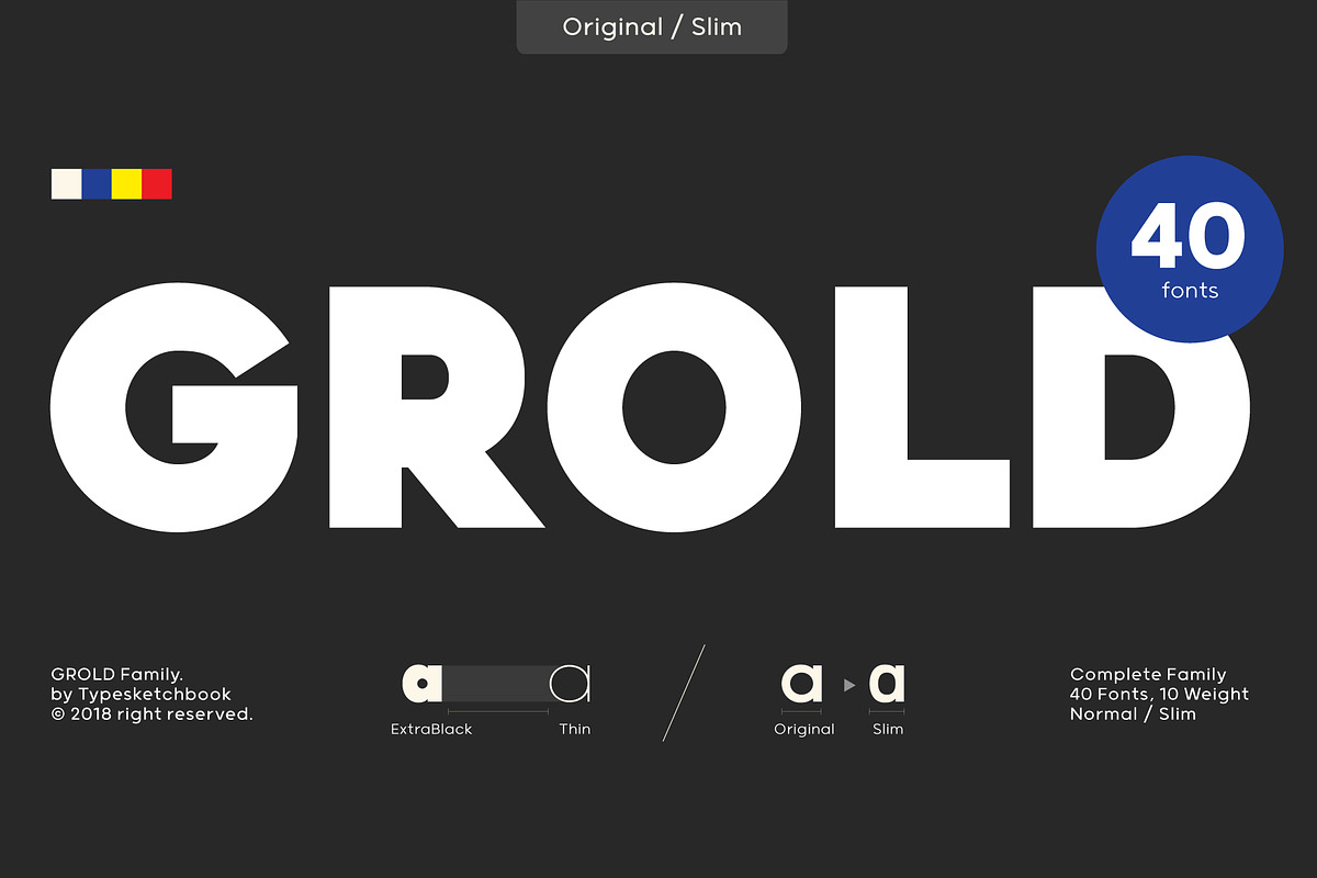 Grold, a Sans Serif Font by Typesketchbook Foundry (Photo 1 of 6)