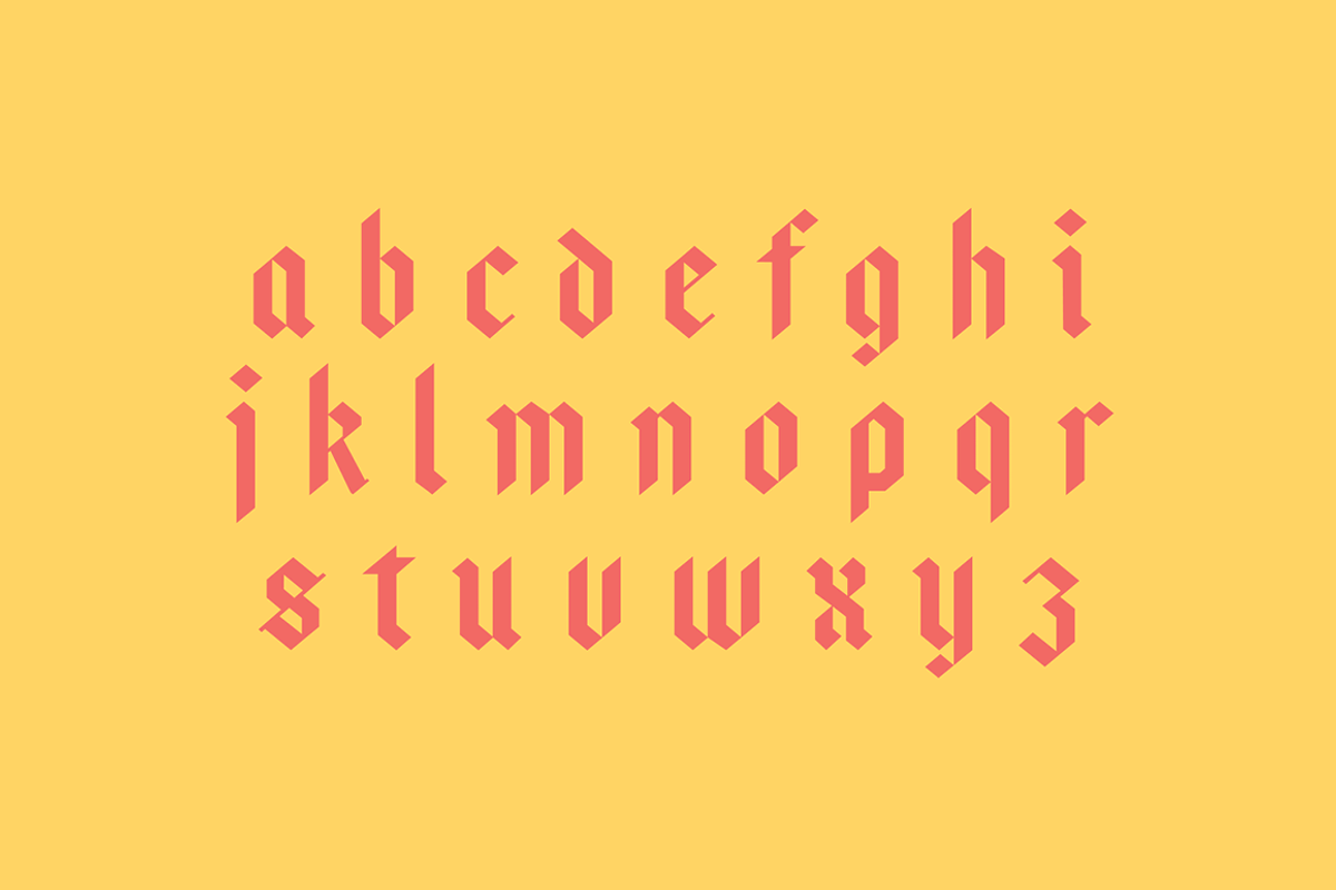 Bajern — A modern fraktur preview 3