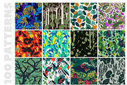 100 Eclectic Vibrant Patterns, a Pattern Graphic by digitalassets (Thumbnail 5 of 10)