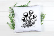 Thistle SVG - Thistle Clipart, an Illustration by YouniqueArtwork (Thumbnail 5 of 5)