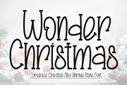 Wonder Christmas | Script Font, a Script Font by Scratchones (Thumbnail 1 of 8)