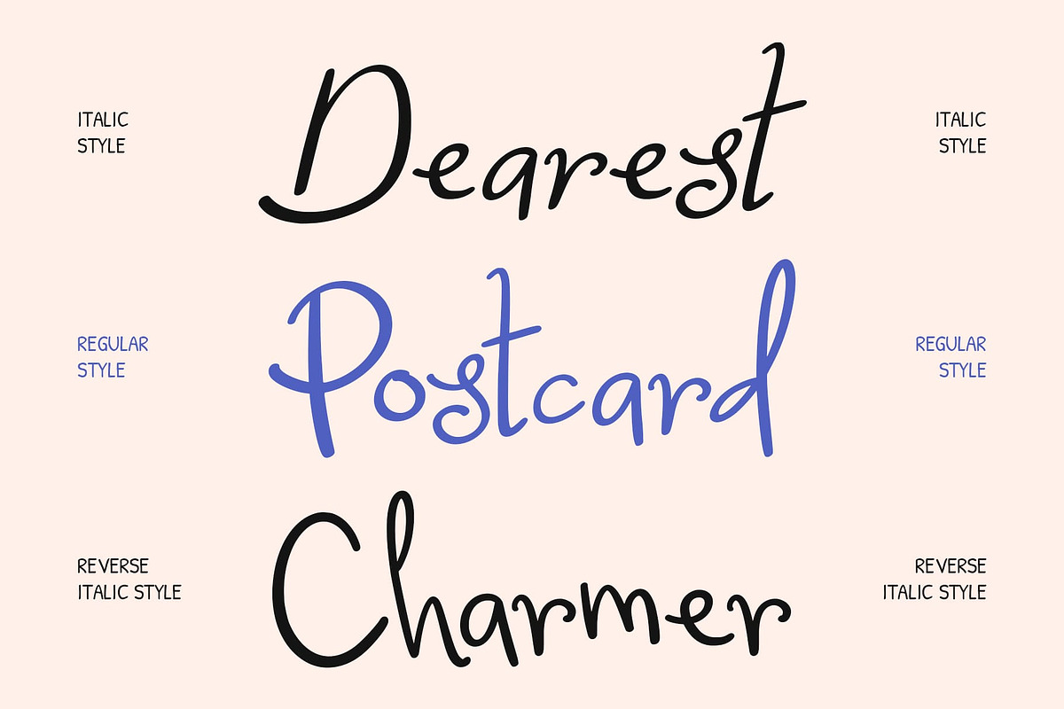 CS Belluga – Handwritten Whimsy Font, a Handwritten Font by Craft Supply Co. (Photo 2 of 8)