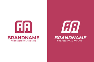 Letters AA Monogram Line Logo, a Branding & Logo Template by Pray Art Design Studio