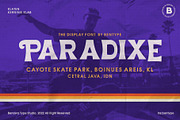 Paradixe - Crafted Display Font, a Font by Bentype Studio (Thumbnail 1 of 6)