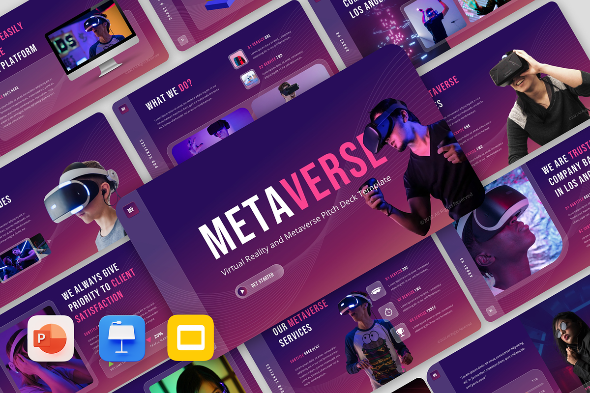 Metaverse – Virtual Reality, a Presentation Template by Monsgraph Creative Studio (Photo 1 of 4)