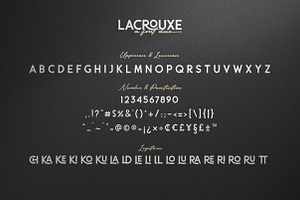 Lacrouxe Font Duo