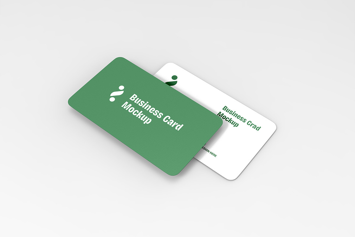 Business Card Round Corner Mockup, a Product Mockup by graphypix (Photo 1 of 4)