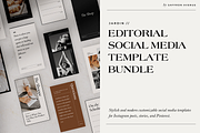 Jardin Editorial Social Med Template, a Social Media Template by SAFFRON AVENUE (Thumbnail 1 of 5)