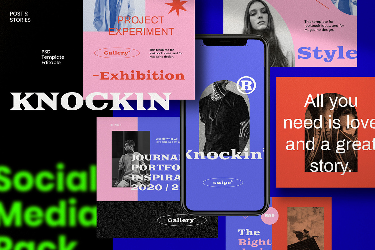 KNOCKIN - New Hype Social Media, a Social Media Template by Dirtytemp Studio (Photo 14 of 14)