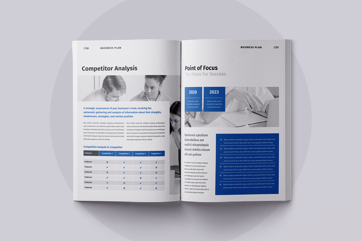 Business Plan | Canva, a Brochure Template by ArtisticLand (Photo 8 of 11)