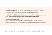 Canva Template Book Cover Design, a Design Template by Little Creative Scribbles (Thumbnail 5 of 5)