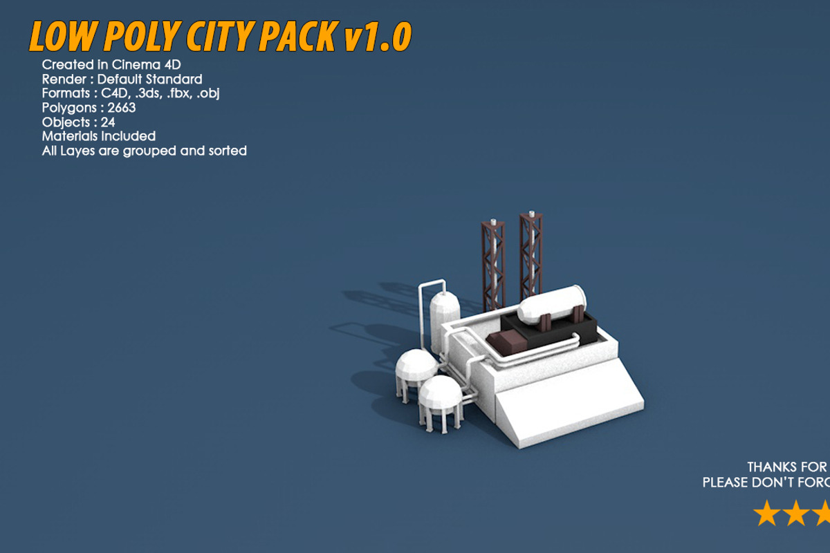 Low Poly City Pack 1, an Architecture 3D Model by multimedia4ds (Photo 31 of 40)