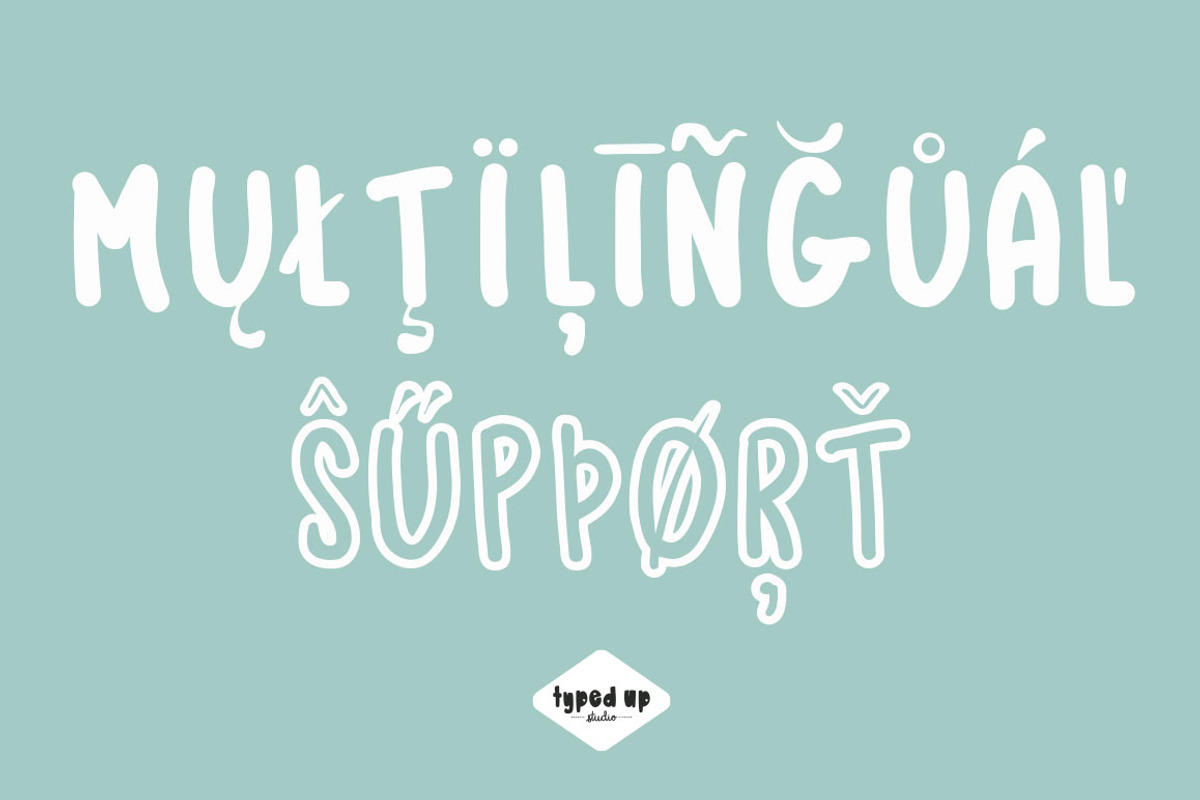 Cloud Nine Display Font preview 3