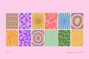 Funky Abstract Backgrounds, a Background Graphic by Léo Alexandre (Thumbnail 16 of 22)