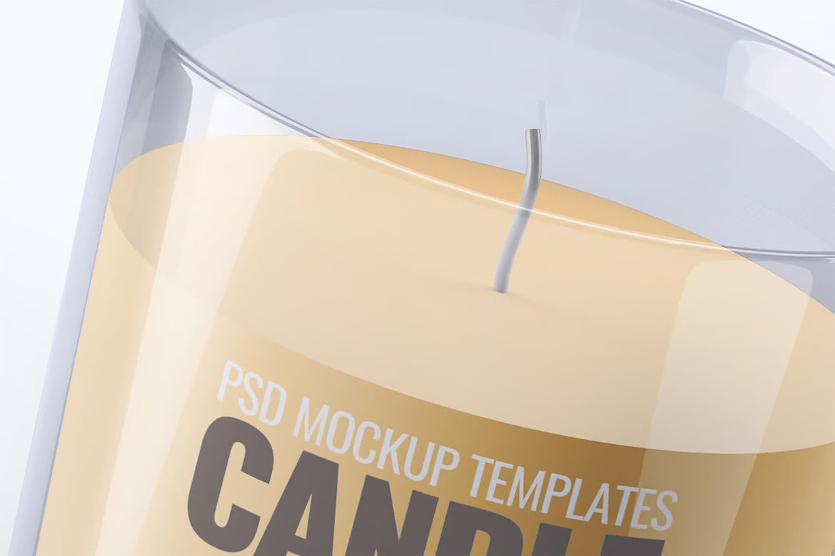 Scented Candle Mock-up, an Advertising Mockup by Se٧enStudio (Photo 3 of 7)