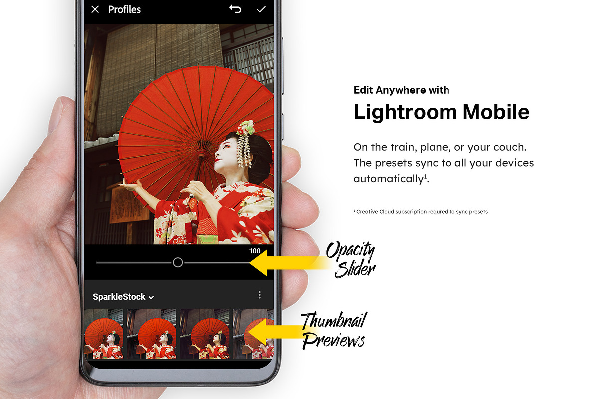 50 Kyoto Lightroom Presets and LUTs, a Preset Add-On by SparkleStock (Photo 7 of 10)