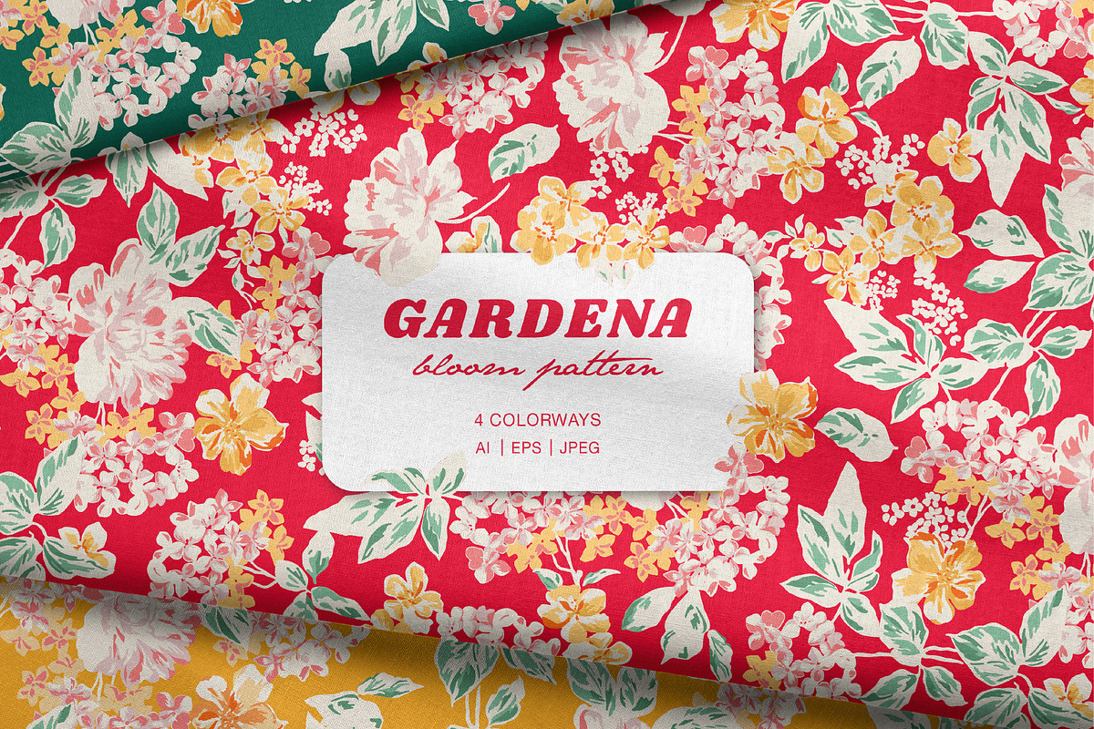 Watercolor Floral, Print Patterns, a Pattern Graphic by ASTUDIO (Photo 1 of 10)