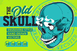 Vintage Vector Skulls Pack