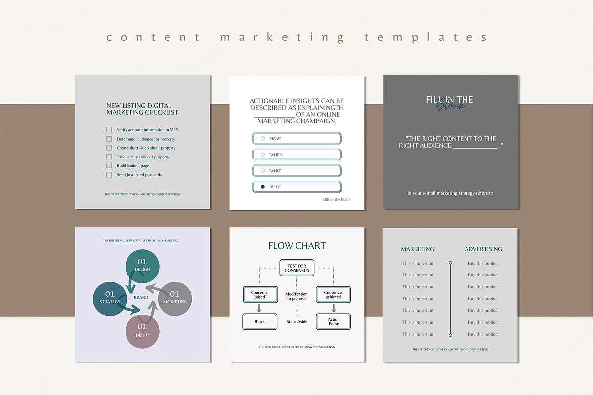 Content Marketing Template CANVA, a Social Media Template by goodesign (Photo 5 of 23)