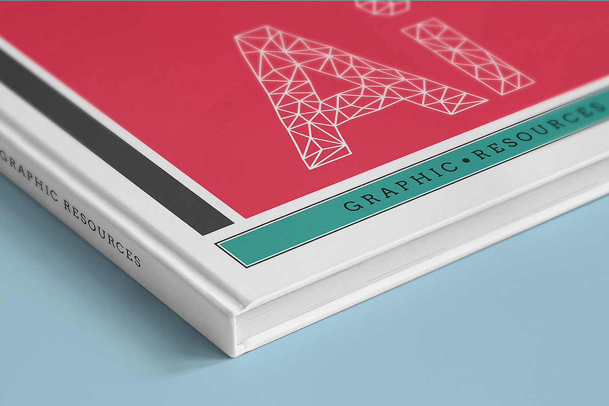 Square Book Mock-Up Set, a Books & Magazine Mockup by PuneDesign (Photo 4 of 11)