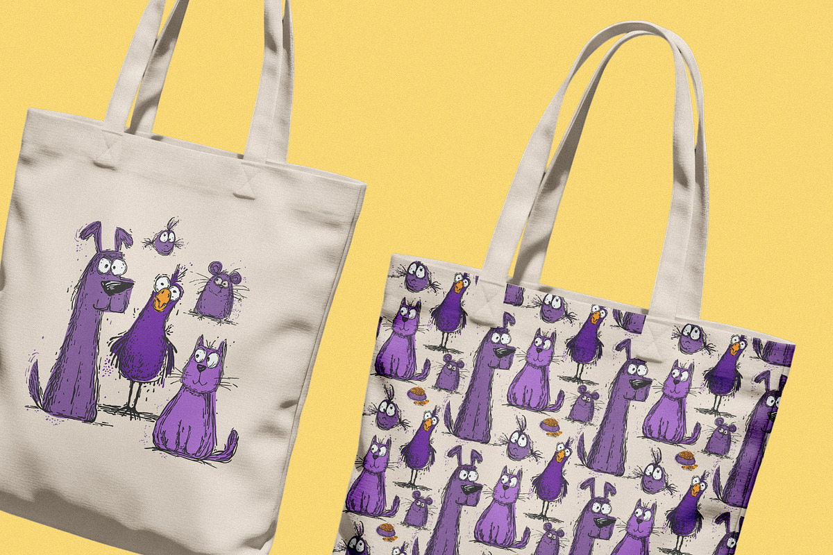 Pet Doodle Party. Clipart & Patterns, a Pattern Graphic by AnMark (Photo 10 of 14)