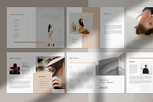 Light Creative Portfolio Brochure