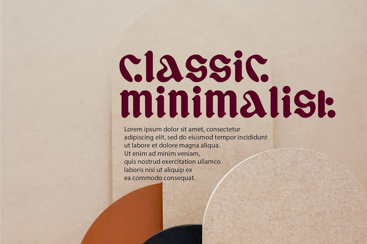 Ecuador modern retro typeface, a Serif Font by WAP (Photo 3 of 7)
