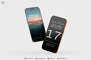 iPhone 17 Pro Max Mockup Set, an iPhone Mockup by SmokyPixels (Thumbnail 3 of 5)