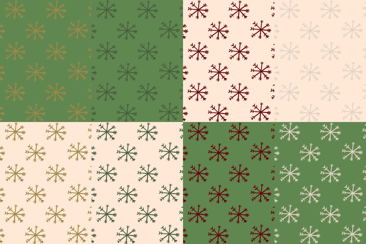 Christmas Pattern Bundle Background, a Pattern Graphic by tchastudio (Photo 3 of 13)
