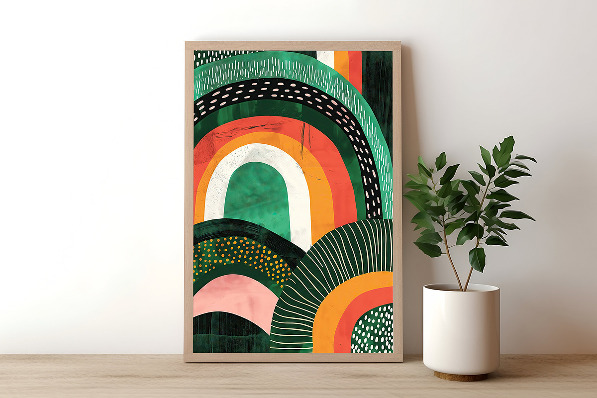 Nostalgic Abstract Art, a Decorative Illustration by Housui Patterns (Photo 7 of 8)