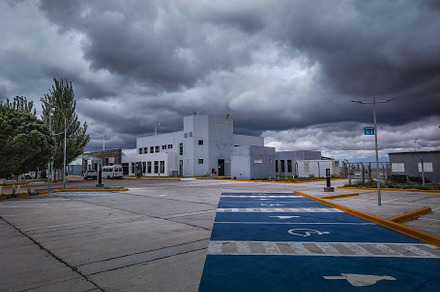 Trelew city airport parking lot exterior view, chubut province,, a Transportation Photo by DanFLCreativo