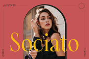 Sociato, a Serif Font by insigne (Thumbnail 1 of 5)