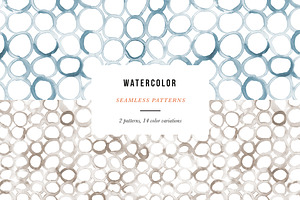 Watercolor circles