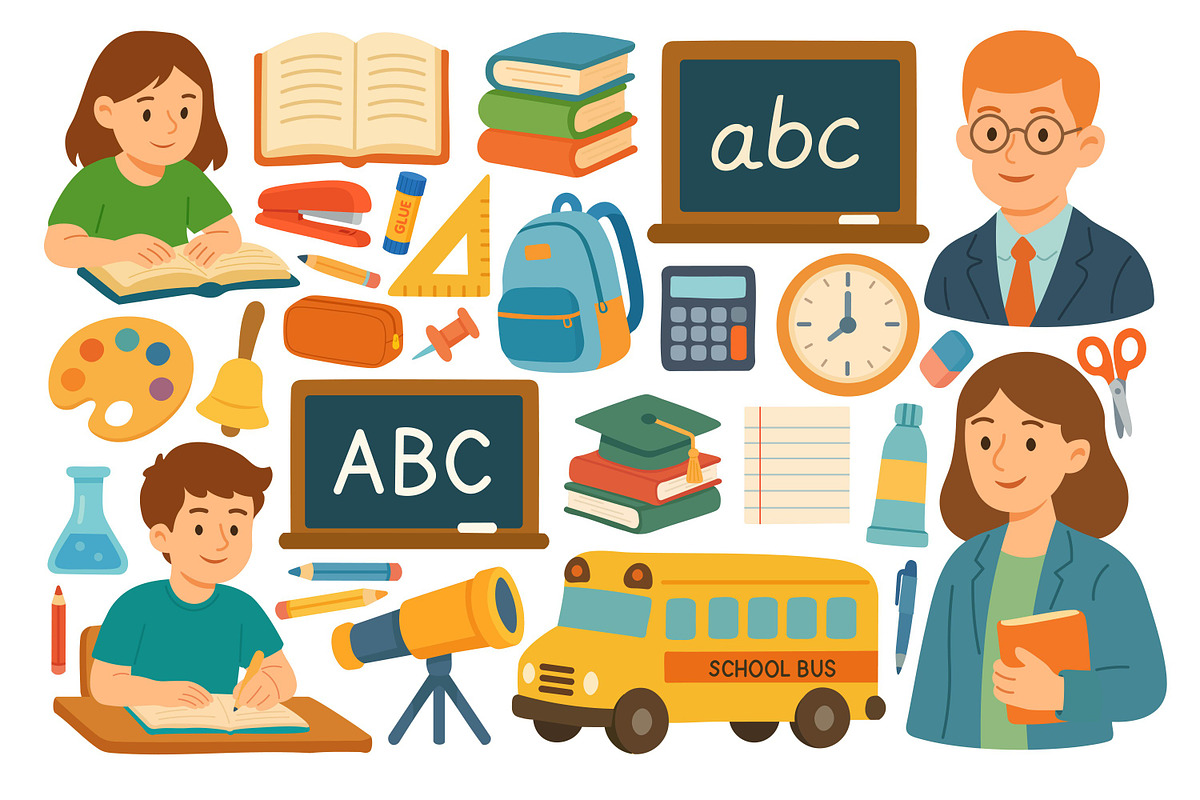 Back to School Bundle, an Education Illustration by ananastya (Photo 3 of 7)